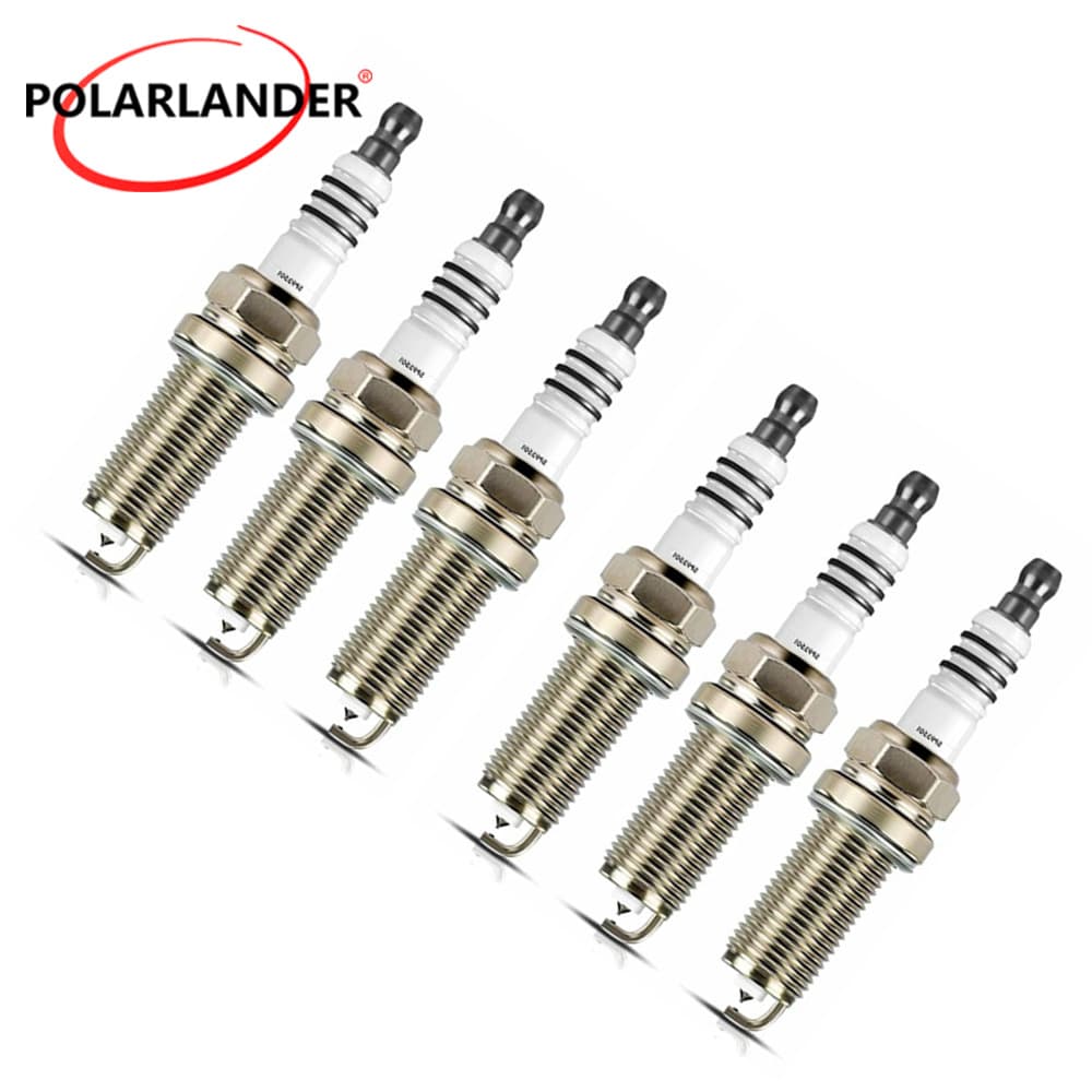 6-Piece Iridium Platinum Spark Plug 93501 Compatible with Nissan Altima 2007-2018 Murano 2009