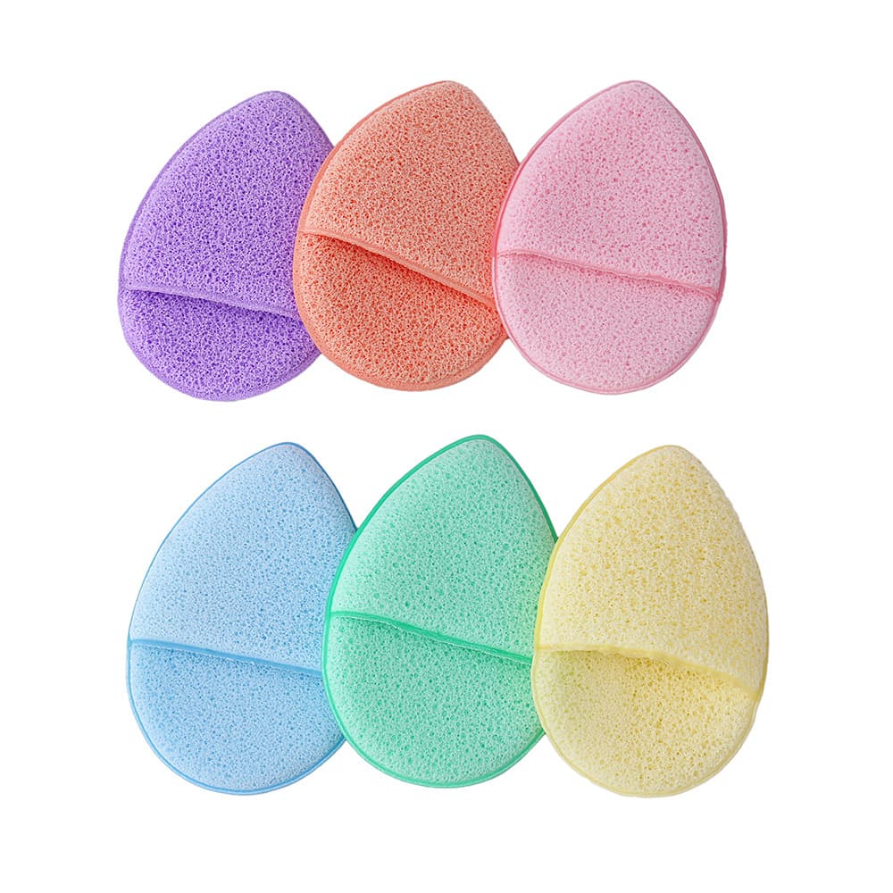 Glove style makeup remover, lazy glove powder puff, face wash puff, soft and skin-friendly, makeup remover puff, lanyard