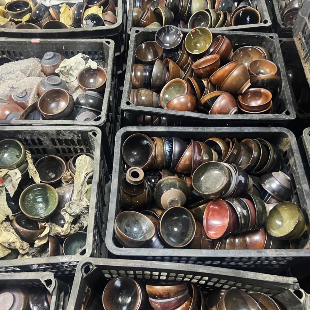 Jianyang wood-fired blind box teacups with minor flaws, small flaws, live stream giveaway teacups, large flaws, street vendor collectible teacups, owner's cups, giveaway teacups.