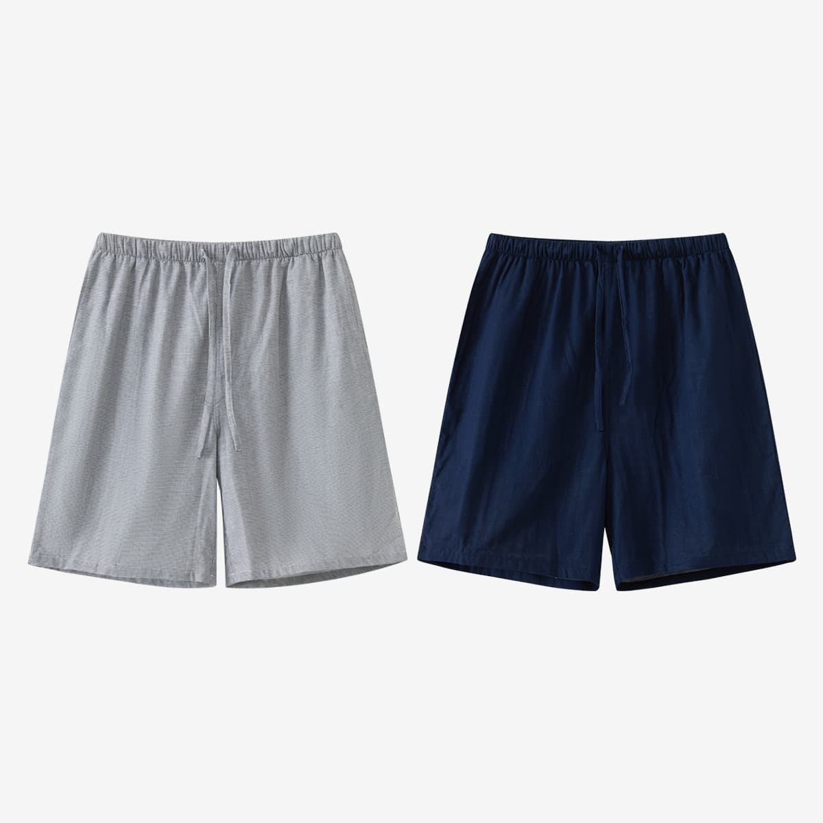 2026 Summer Pure Cotton Gauze Shorts for Men and Women, Loose Fit Beach Shorts, Couple Pajamas, Muji Style