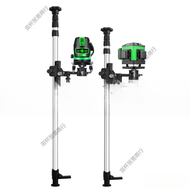 Level Gauge Telescopic Support Rod Infrared Stand Thickened Extendable Rod Universal Ceiling Tripod