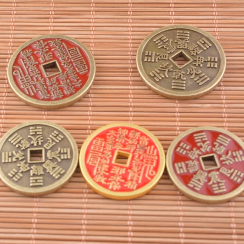 Thickened imitation copper mountain ghost spend money gossip coins imitation antique copper coins retro Chinese diy handmade jewelry accessories wholesale