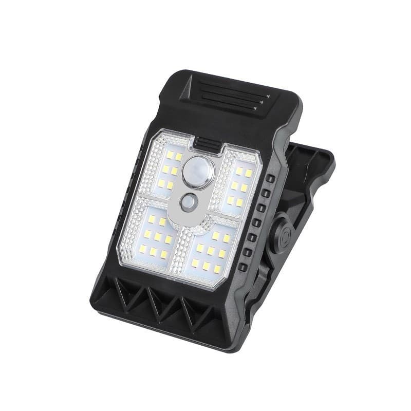 Clip Solar Night Market Light, Super Bright Rechargeable Light for Street Vending, Outdoor Camping Emergency Lighting LED Clip Light