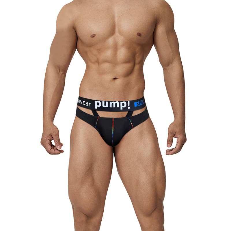 Temu New Arrival In Stock Big V Waistband Men's Ring Triangle Briefs Sexy Breathable Underwear MP265