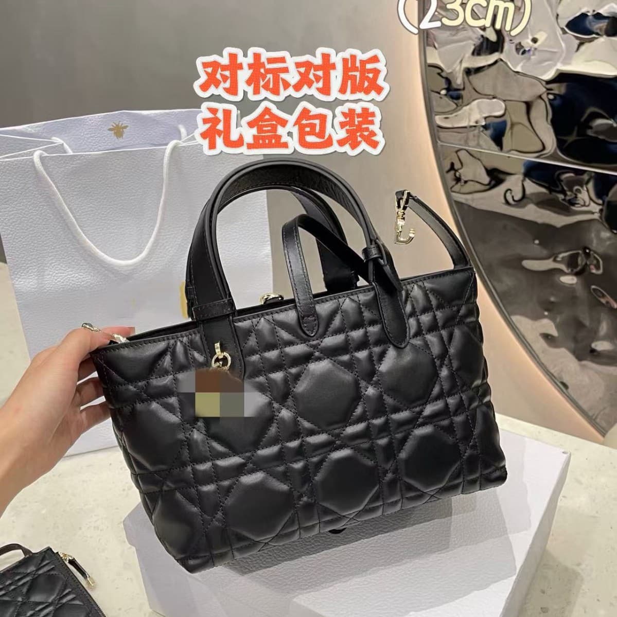 2026 new toujours diamond shoulder portable vegetable basket tote armpit bucket indigenous women's bag