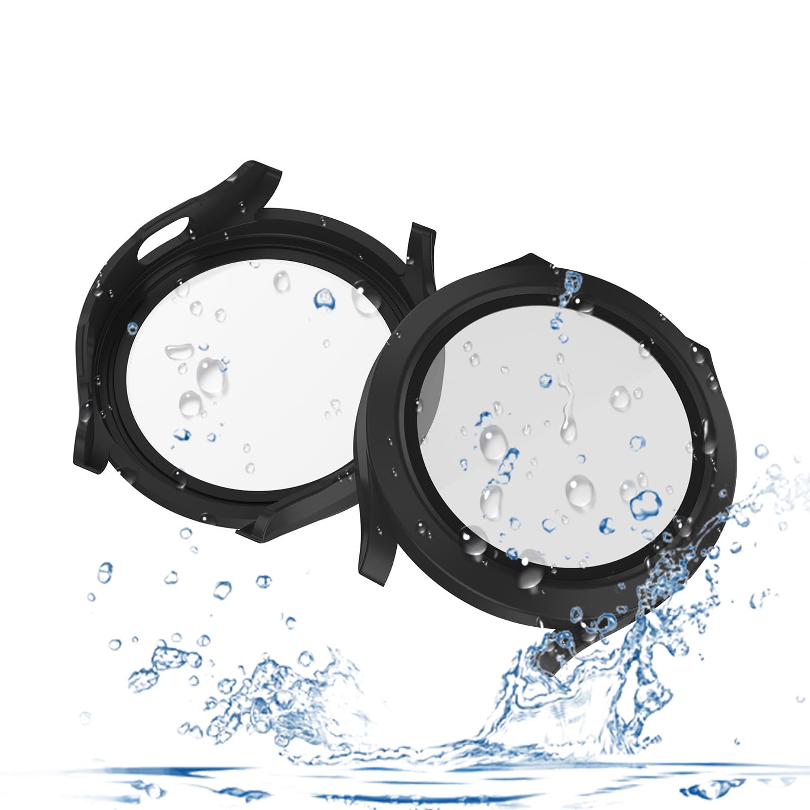 For Samsung Galaxy Watch 7 Generation Watch Protective Case Tempered One 360 Waterproof and Anti-Tempered One
