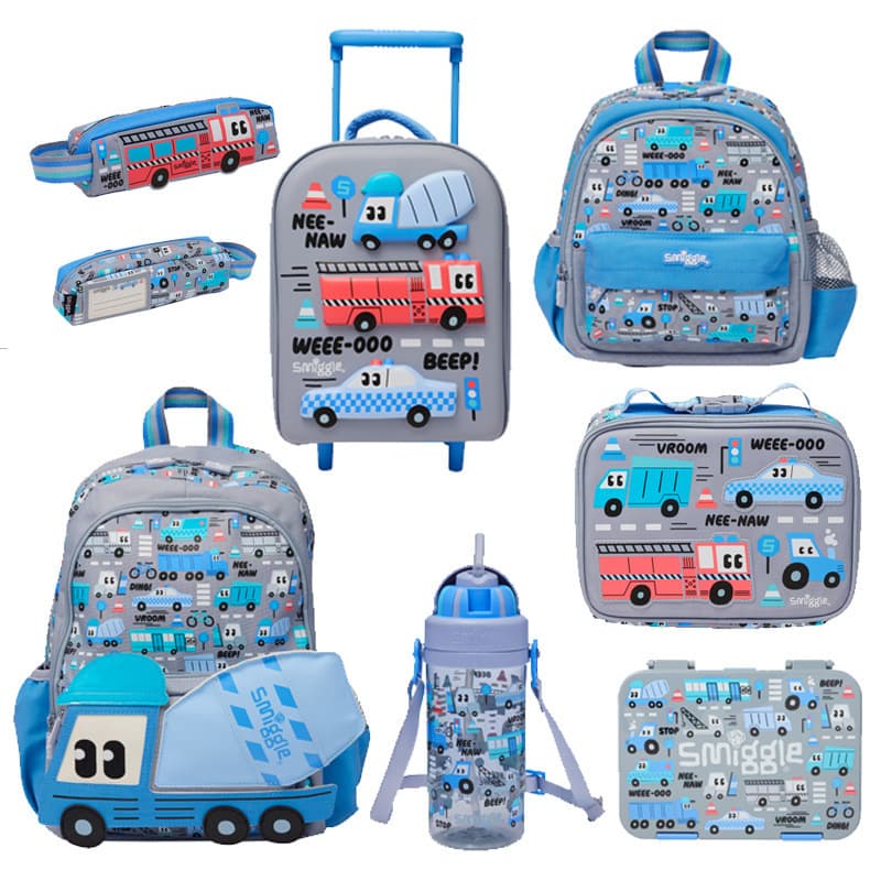 Australian Smiggle Schoolbag Primary School Boys and Girls Large Capacity Lightweight Backpack