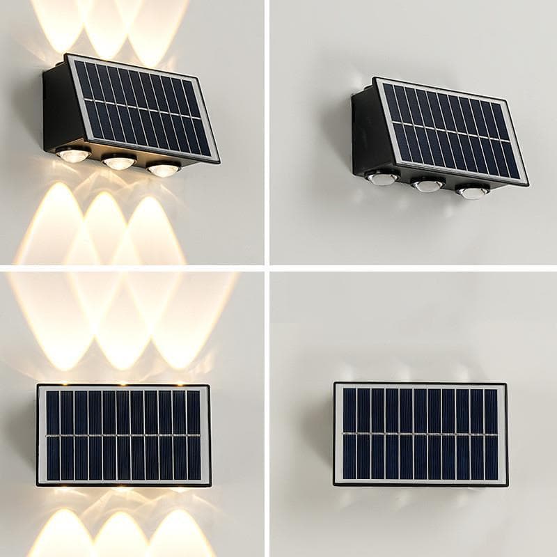 Solar Garden Wall Light Decorative Lamp Outdoor Energy-Saving Wall Light Solar Exterior Light Garden Atmosphere Landscape Light