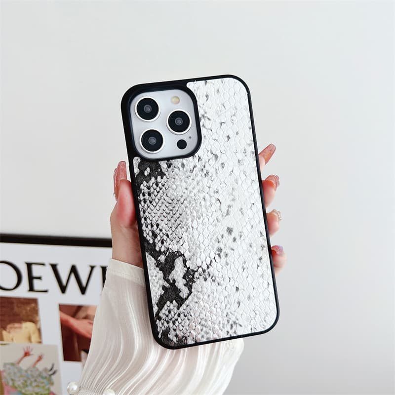 New Snake Skin iPhone 16 Case Apple 17 Pro Max Premium Feel 14 Full Coverage 13 2-in-1 Protective Cover