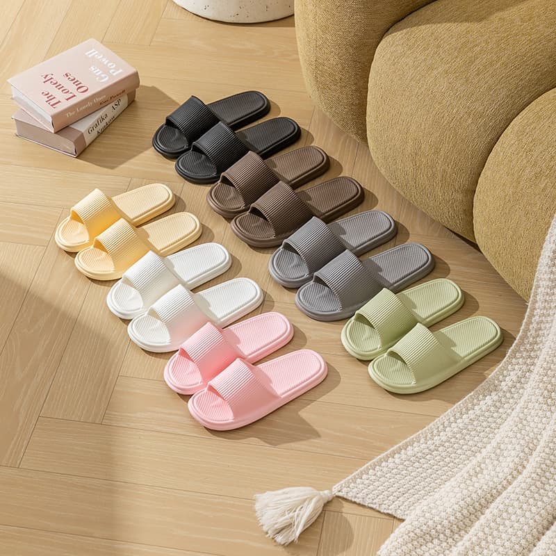 Simple Slippers Men's Summer Anti-slip Soft Sole 2025 New Indoor Home EVA Odor-proof Outdoor Casual Slippers Men