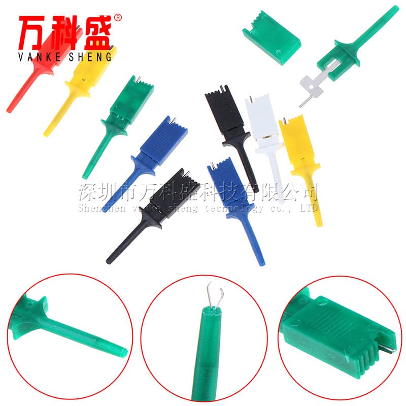 Factory Direct Test Hook Probe Quick Test Hook Logic Analyzer Clip Test Clip Hook Style Test Clip