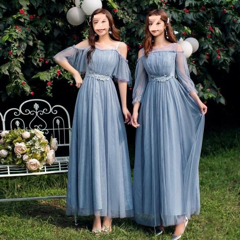 Bridesmaid Dresses for Women 2026 New Long Style That Can Be Worn Casually, Fairy-Like Elegant for Sisters, Slimming Effect, Suitable for Banquets, Choir, and Coming-Of-Age Ceremonies