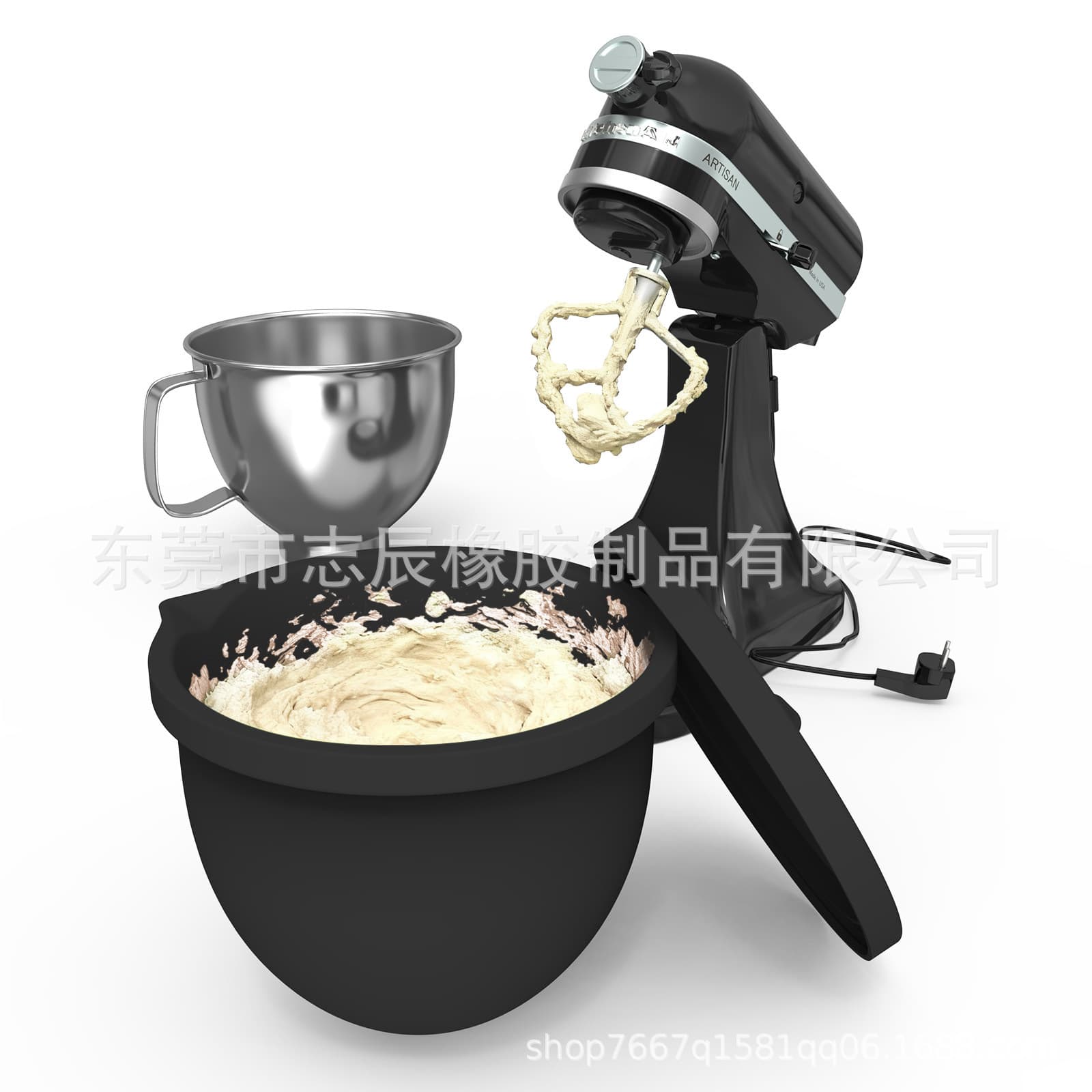 Amazon New Arrival GuanQiao Silicone Bowl Liner for 5 Quart KitchenAid Mixer