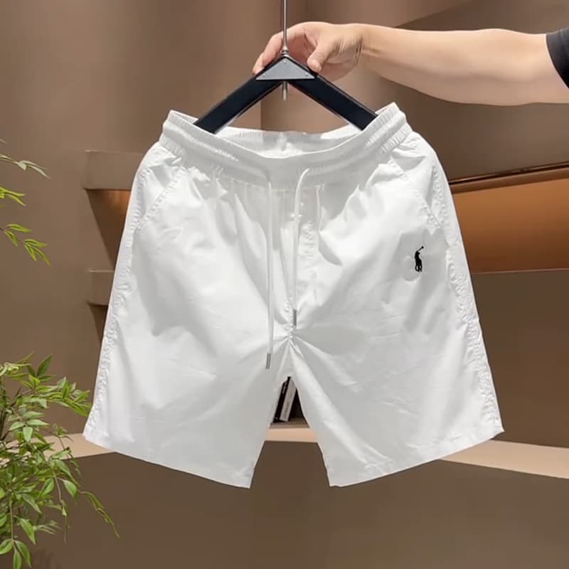 【Outlet Brand Discount】Paul Men's Embroidered Shorts Straight Quick-Dry Fashion Versatile Trendy Five-Point Shorts