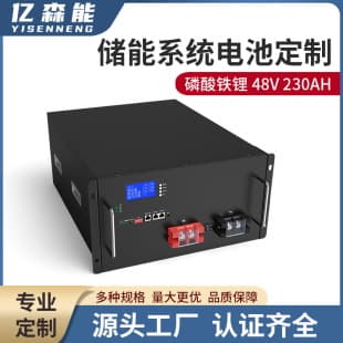 Yisenneng 48V LiFePO4 Battery Pack 300AH Solar Power Generation Home Energy Storage System Backup Power Supply