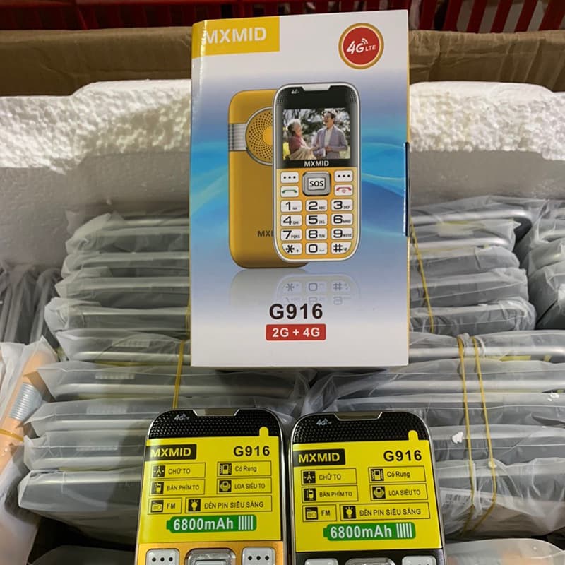 MXMID G916 4G Button Phone 4G Phones Mobile Android CCTV Cam