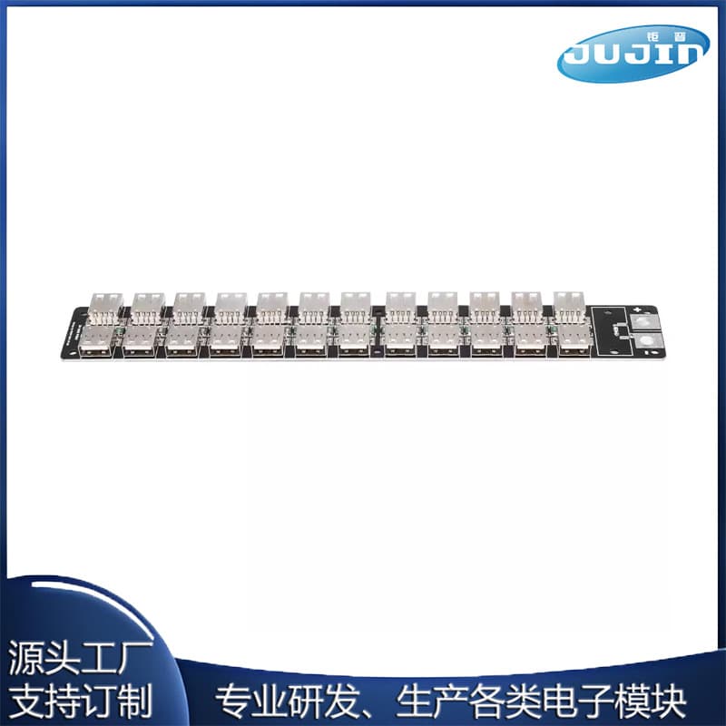 24-Port USB Phone Charger Multi-Port Charging Socket Factory Workshop Centralized Power Supply Strip Module