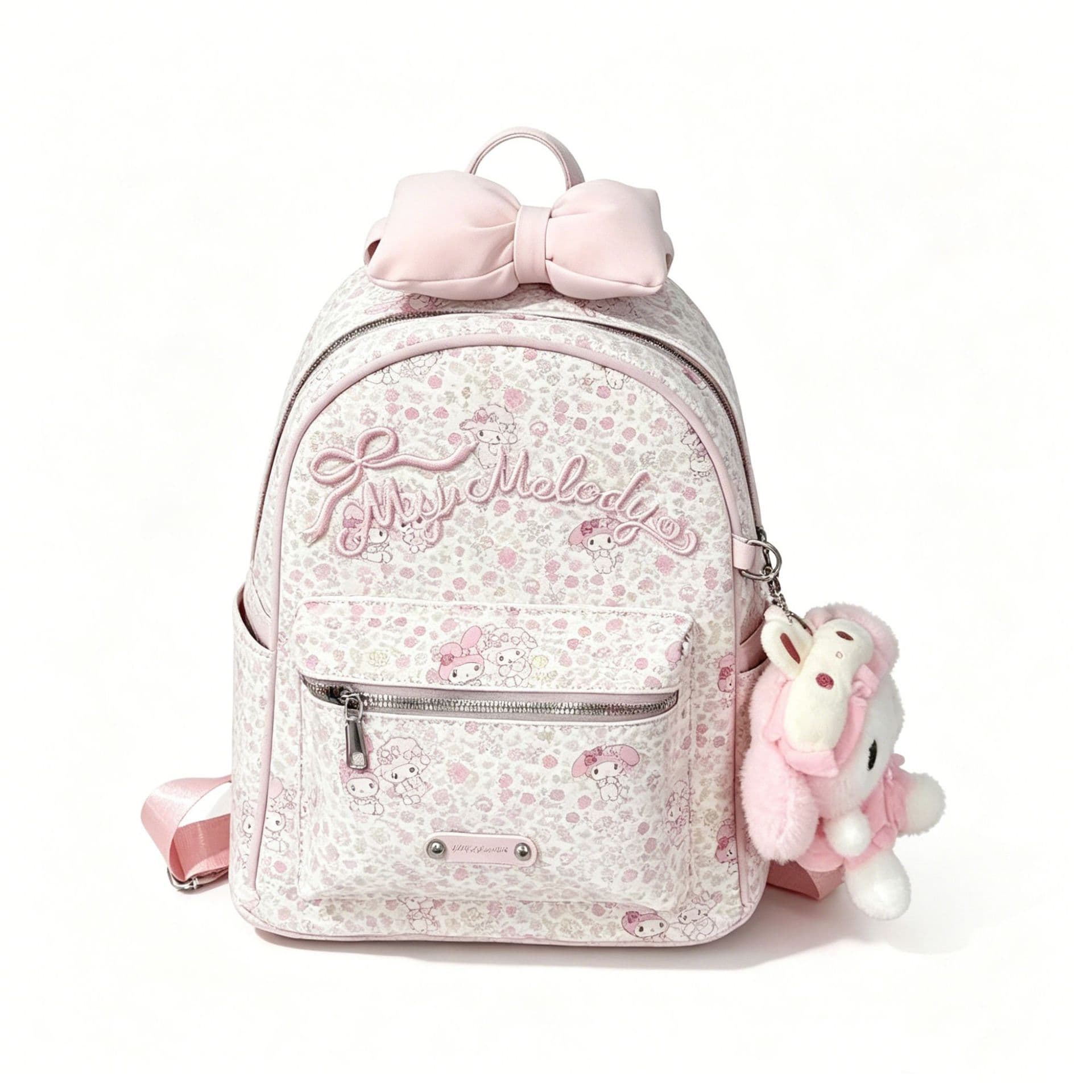 New stylish Korean cute letter embroidery backpack, daily versatile large-capacity student school bag