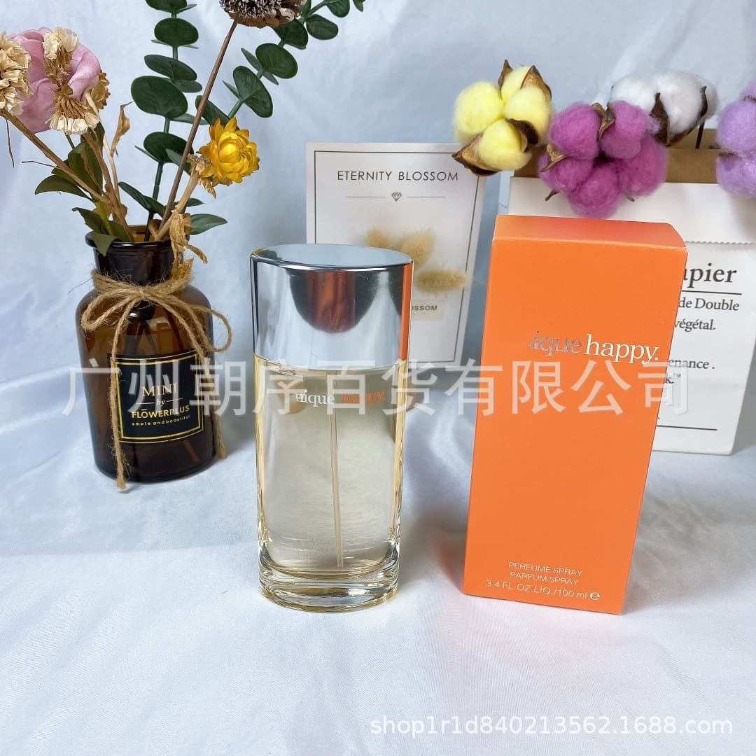 Cross-Border Foreign Trade Perfume Happy Heart for Women 100ml Happy Men Wholesale Dropshipping Rich Cocoa and Cashmere