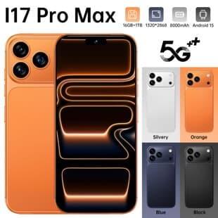 New i17 Pro Max Cross-Border Phone 7.3-inch Large Screen 6+64GB True 4G Android Foreign Trade Smartphone Factory