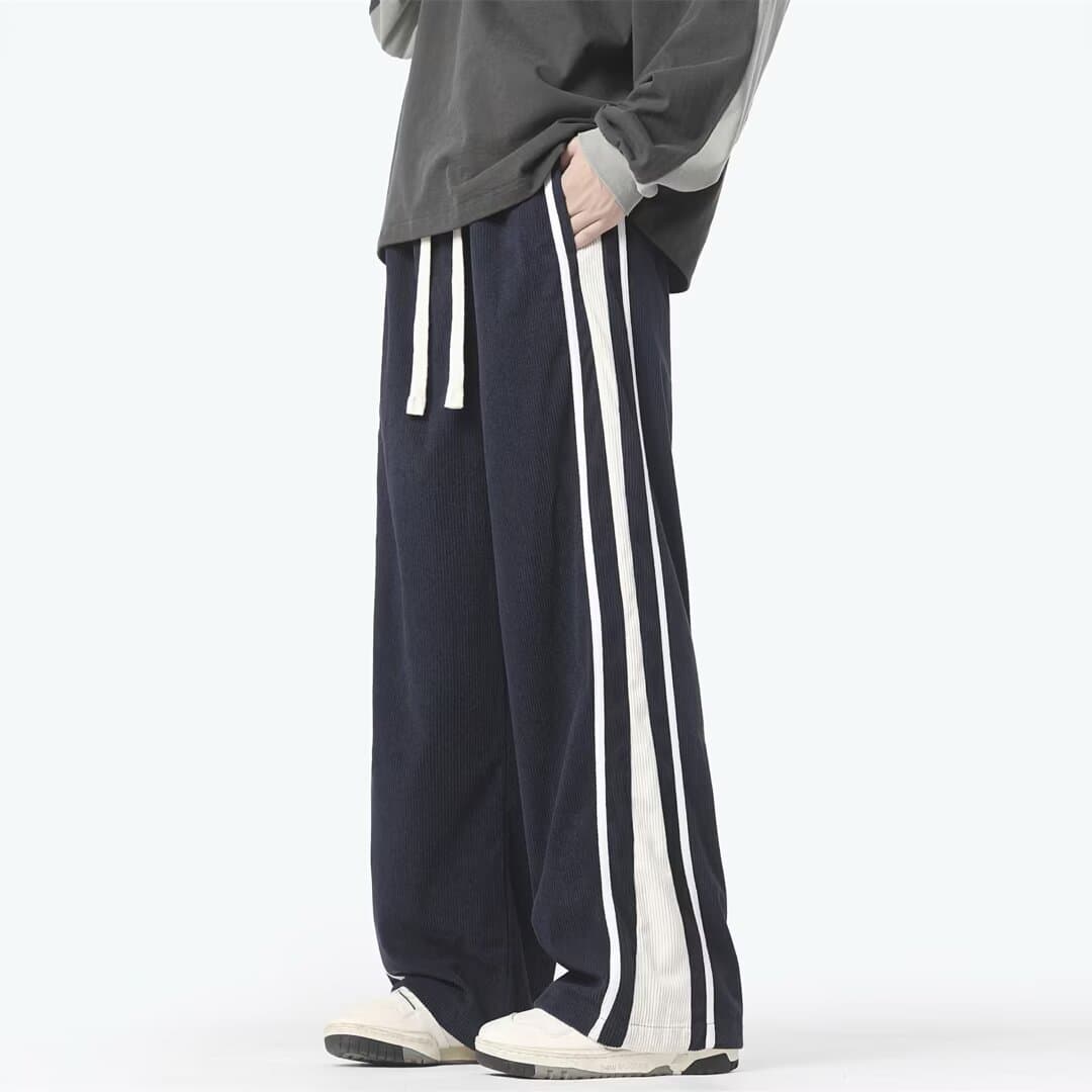 Popular Japanese Lazy American Style Corduroy Sweatpants, Harajuku Fashion, New Simple Literary Trend Ins