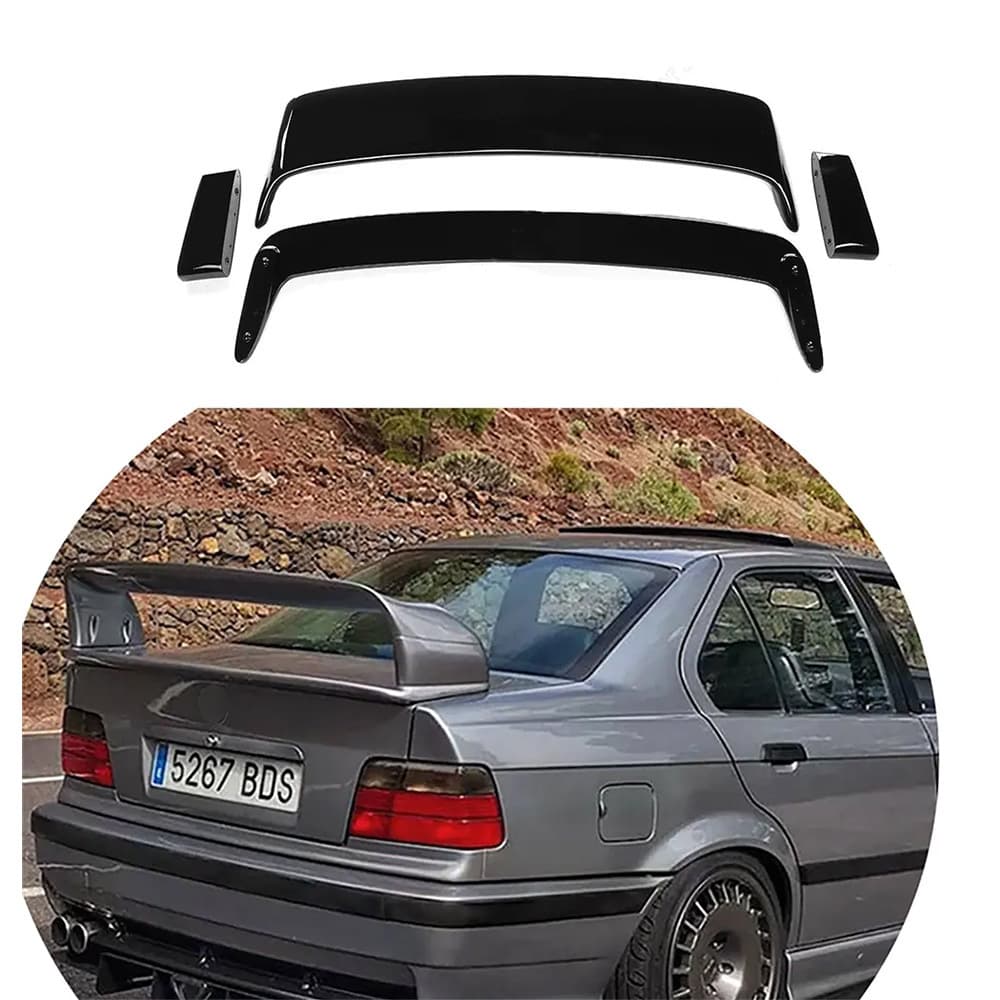 Rear Spoiler Trunk Lip Wing for BMW 3 Series E36 92-99 Windshield Side Wing