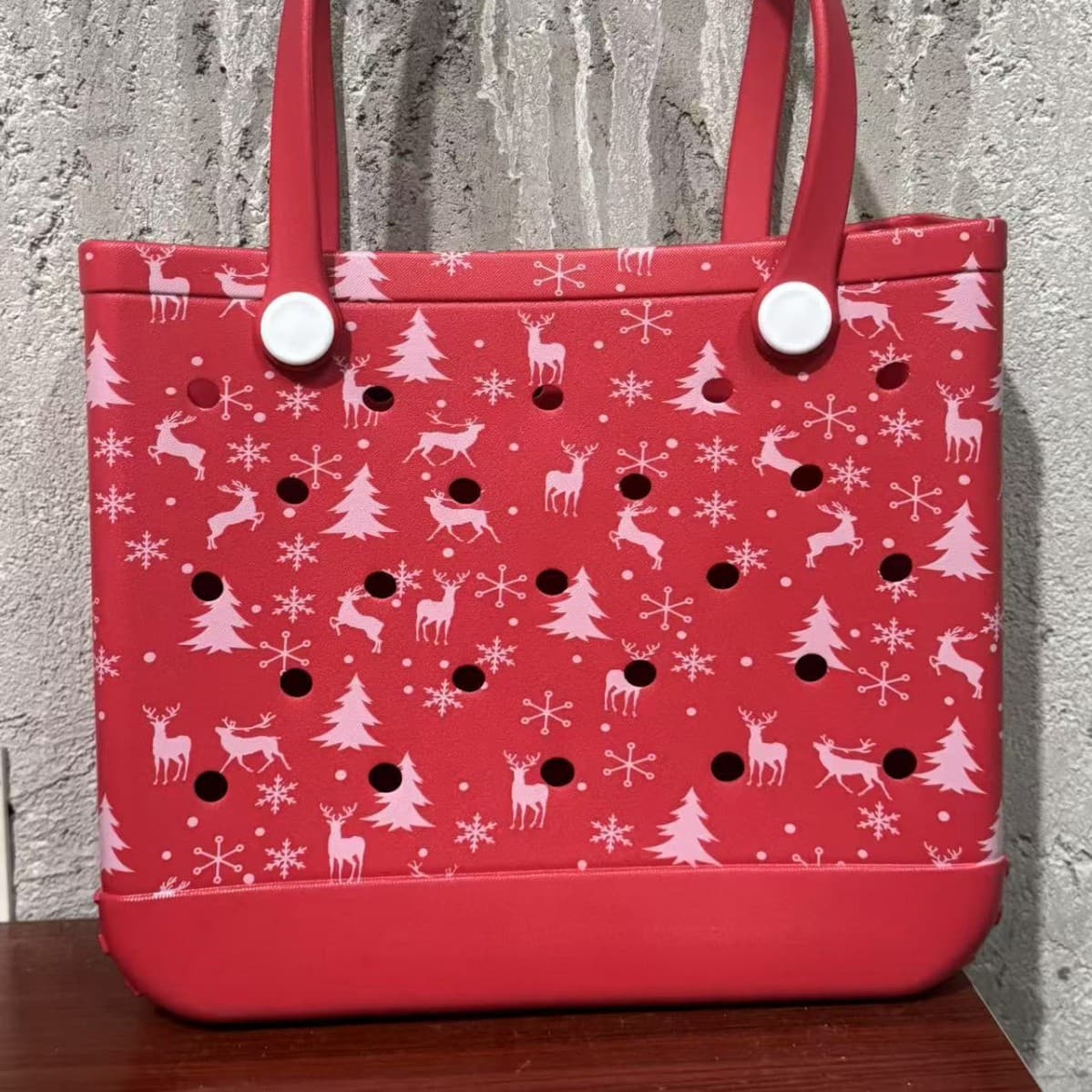 Cross-Border New Product Christmas Gift Eva Beach Tote Bag DIY Halloween Hollow-Out Bag Outdoor Swimming Bag