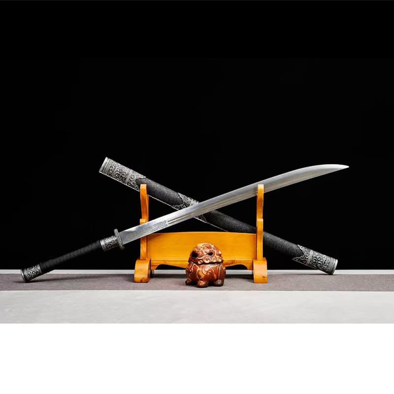 High-Performance Manganese Steel Battle Blade Katana Sword Cold Weapon Long Sword Movie Sword Longquan Sword Unsharpened
