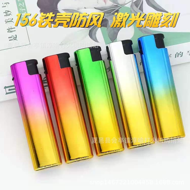 Factory disposable frosted windproof advertising lighter with custom hotel LOGO, printed gift lighter