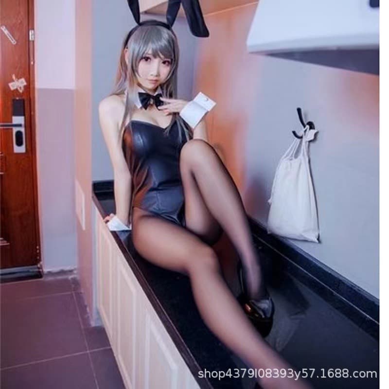 In-Stock Pig Boy Won't Dream of Bunny Girl Senior Sister Sakurajima Mai Bunny Girl Cosplay Cute Style Cos Costume