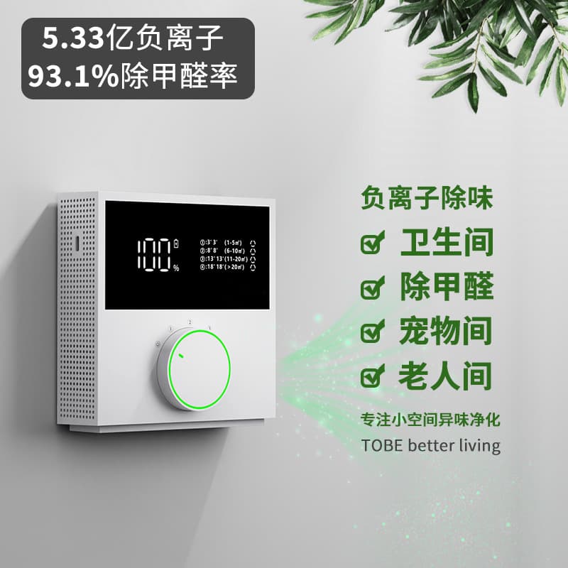 2025 New Hot-Selling Negative Ion Air Purifier Formaldehyde Removal Smoke Odor Pet Deodorizing Home Small Cross-border