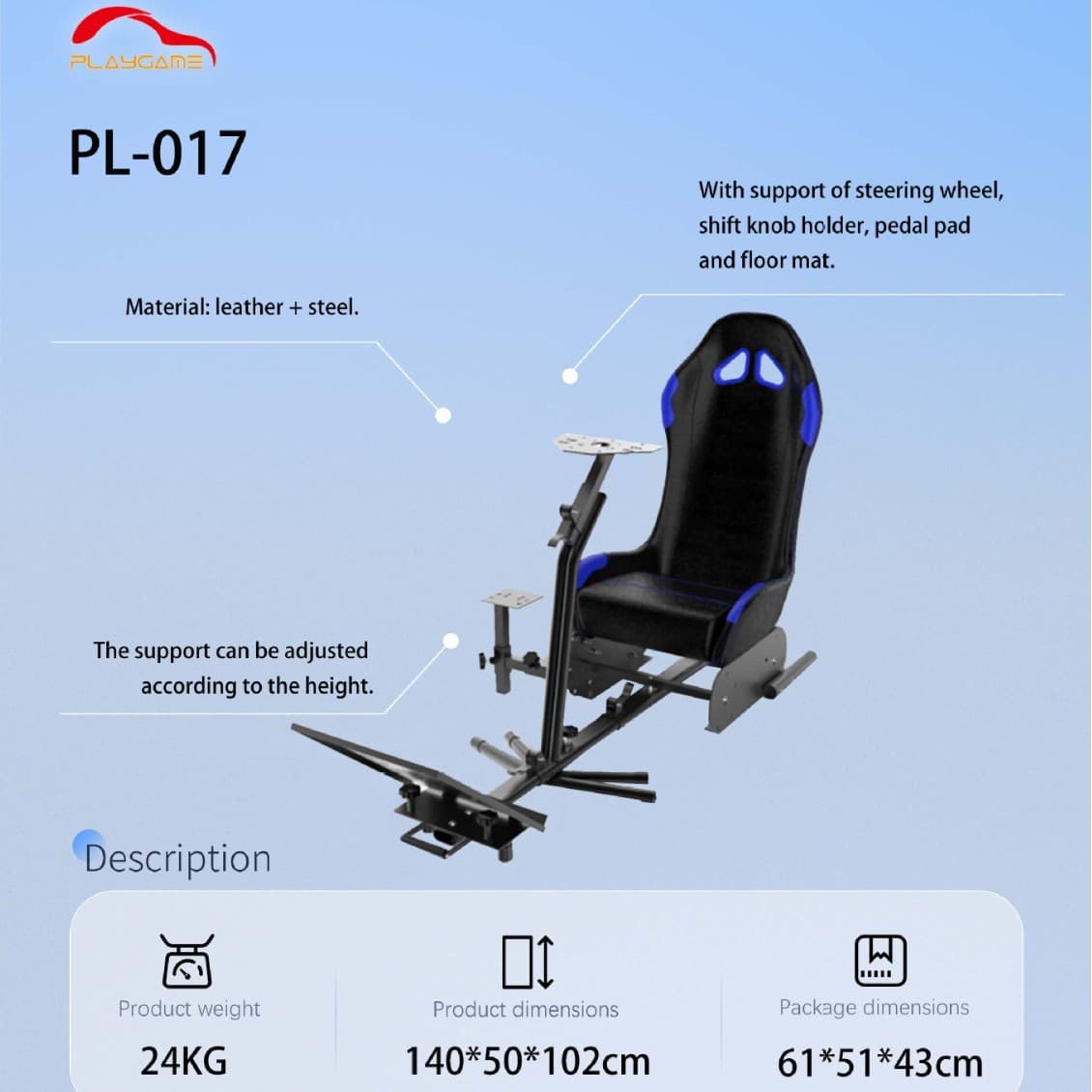 VR High-Quality Gaming Chair Racing Simulator Video Game Racing Console Driving Simulator