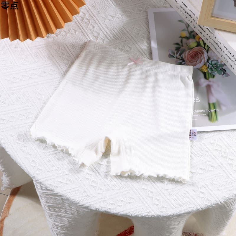 Summer leggings for 6-month-old baby girls, open crotch shorts, cute princess style, versatile and cool cotton pants