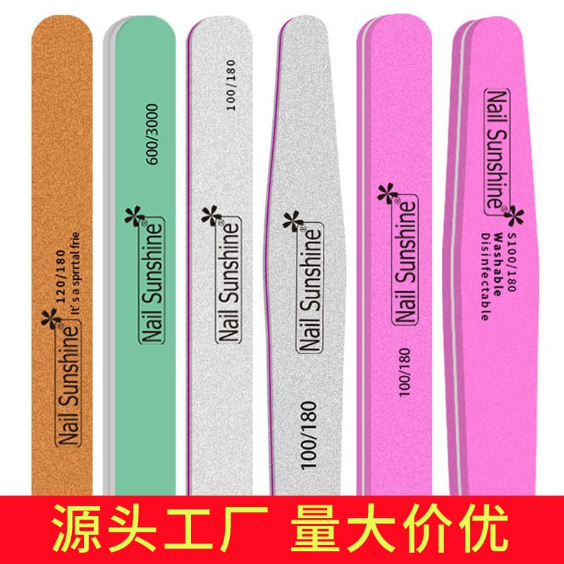 Nail File Nail Sanding Strips Nail Strips Polishing and Buffing Manicure Sponge Strips Nail Tool Set