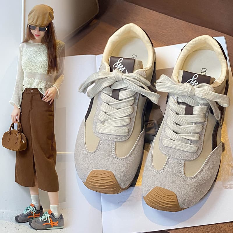 Fashion German Training Shoes Women's Ag Shoes 2026 New Spring Soft Sole Lightweight Versatile Casual Shoes Outdoor Hiking Shoes