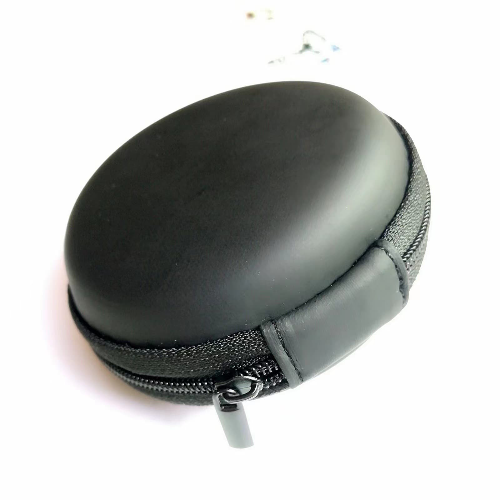 EVA headphone bag, neutral round wired headphone storage bag, data cable zipper box, Bluetooth headphone bag.