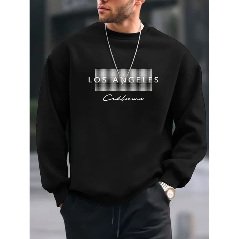 【Cross-border EU Size】Men's Autumn and Winter Fashionable Casual Loose Fit