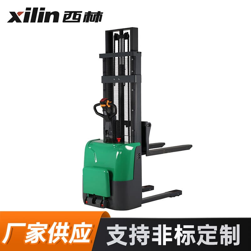 Supply Xilin Stand-On Electric Forklift CDD15K-EN Hydraulic Lift Goods Handling Electric Stacker