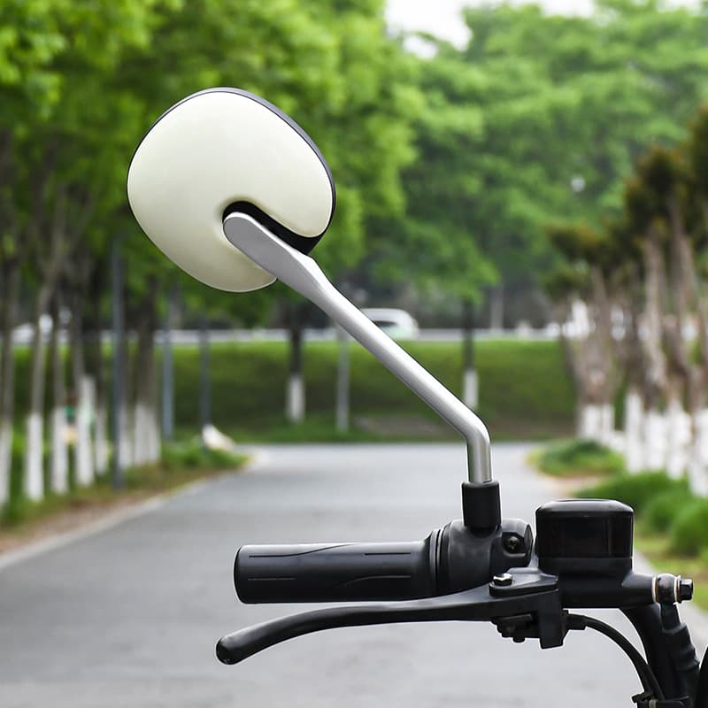 Electric Vehicle Rearview Mirror, Universal Scooter Motorcycle Three-Wheeled Electric Motorcycle Convex Reverse Mirror