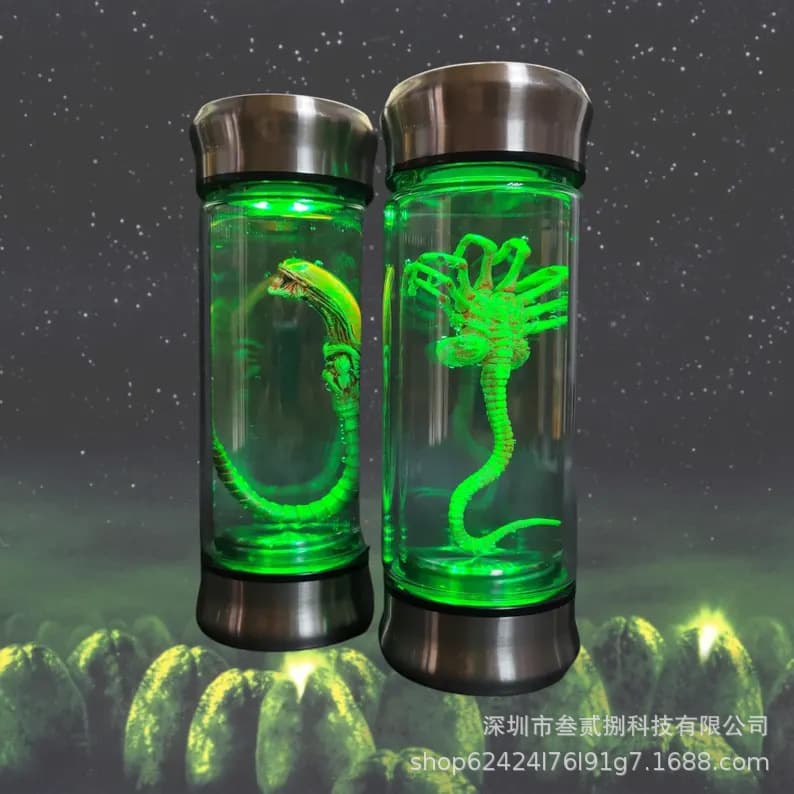 Cross-border new Alien Jar Xenomorph Specimen special-shaped jar specimen embryo glass jar