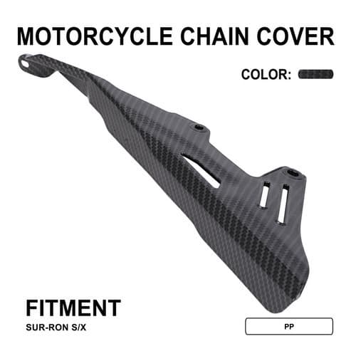 Chain Guard Cover Protection Plate Mudguard Decoration Accessories for Sur-ron Light Bee Off-Road Motorcycle Modification