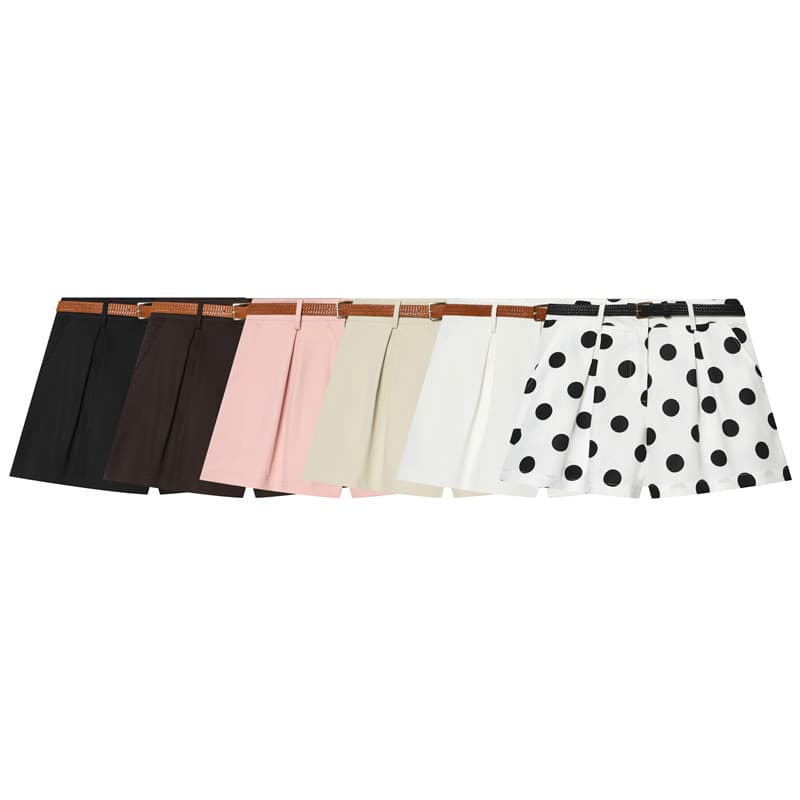 Overseas Trade Cross-border 2026 New Summer European and American Style Versatile Solid High-Waist Pleated Casual Shorts 8372472