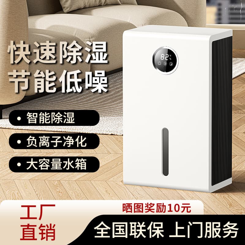 Cross-border New Dehumidifier Home Silent Bedroom Basement Drying Aid with Dryer Function Manufacturer