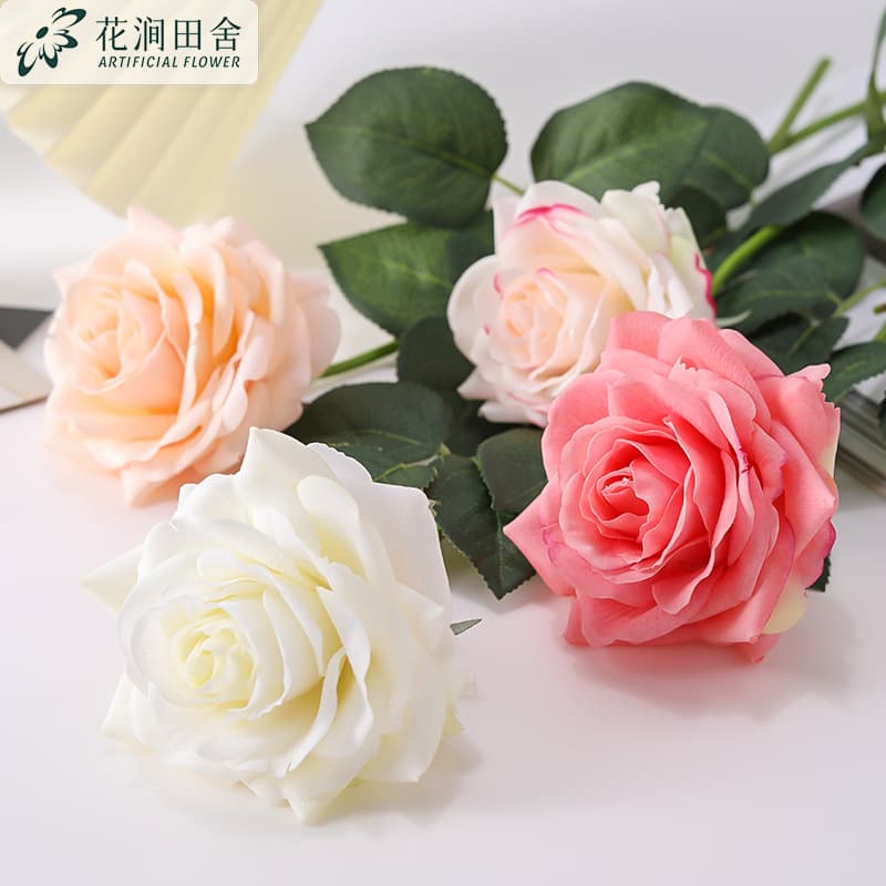 Artificial Flowers with Realistic Feel and Moisturizing Effect, Roses for Wedding Arrangements, Home Living Room Flower Arrangements, Alice Roses, Fake Flowers