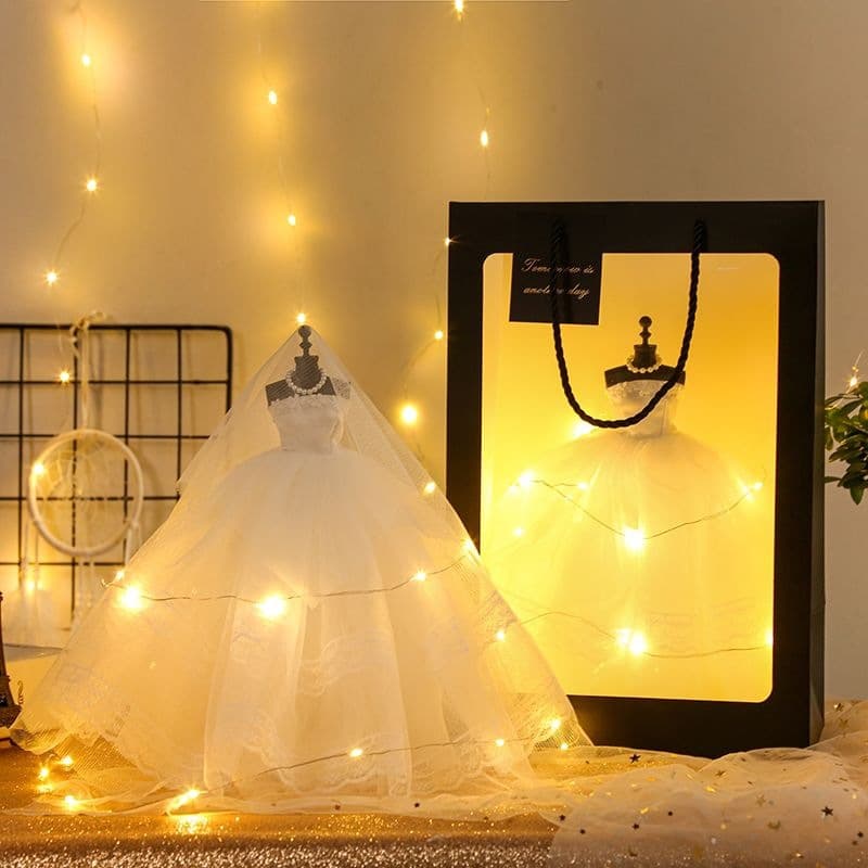 Birthday Gift for Women, Best Friend, Sister, Classmate, Girlfriend, Practical and Meaningful Creative Wedding Dress Model, Christmas