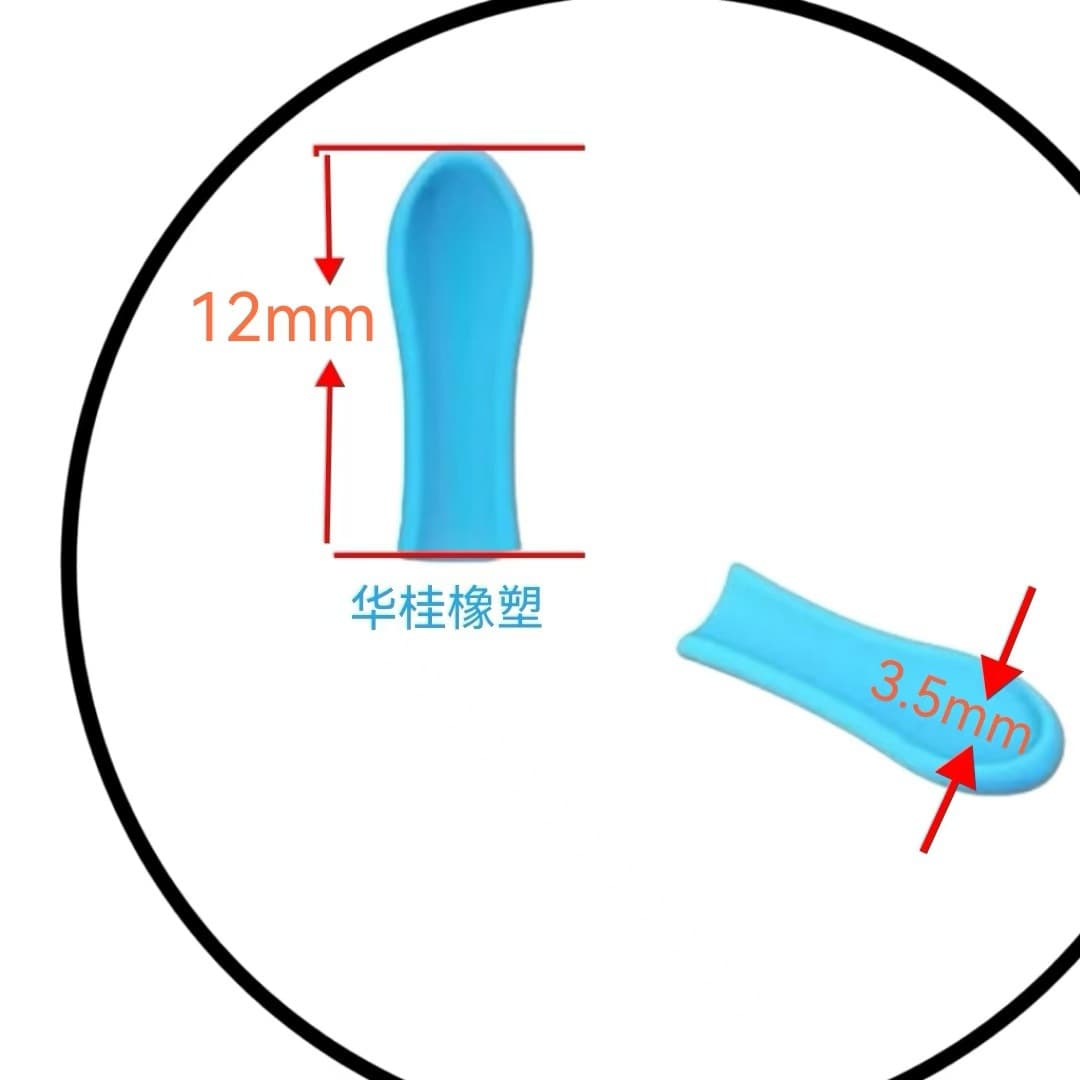 Visual ear pick accessories replacement soft tip, visible ear scoop, high-pull silicone ear spoon cover