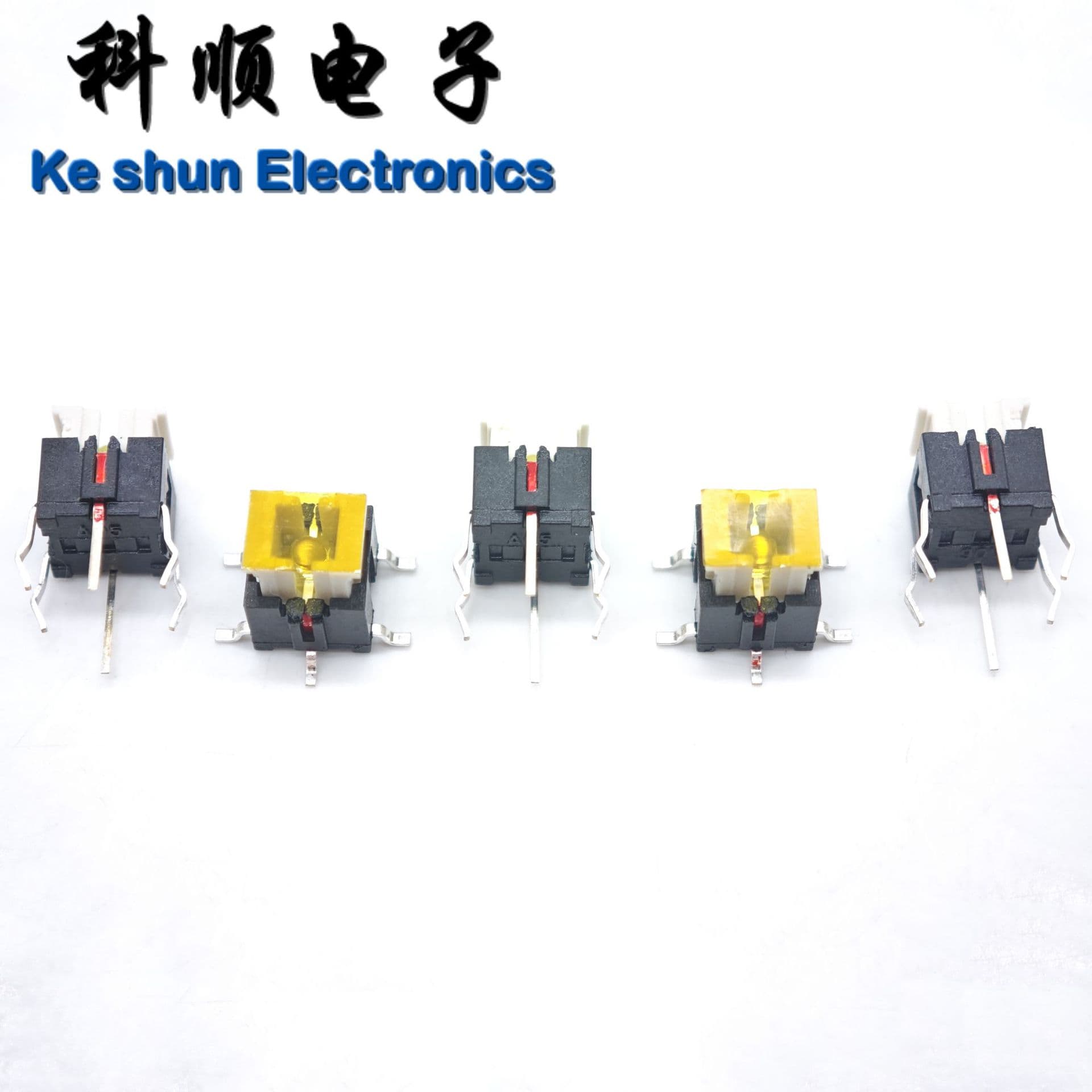 Manufacturer supplies tactile switch with light 6X6x7.2H patch with LED single color and double color button open, multi-color optional