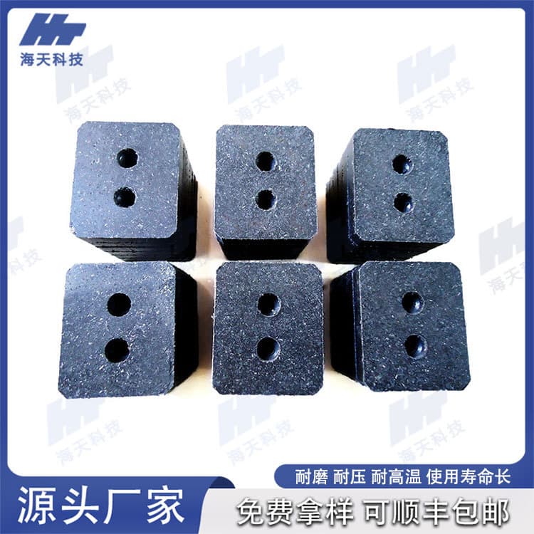 Manufacturer direct supply QZD-80 air-pressure disc brake friction blocks asbestos-free square two-hole brake blocks.