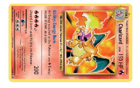 Cross-border bestseller Pocket Charizard Pokemon Pikachu card sticker bank card credit card scratch protection sticker