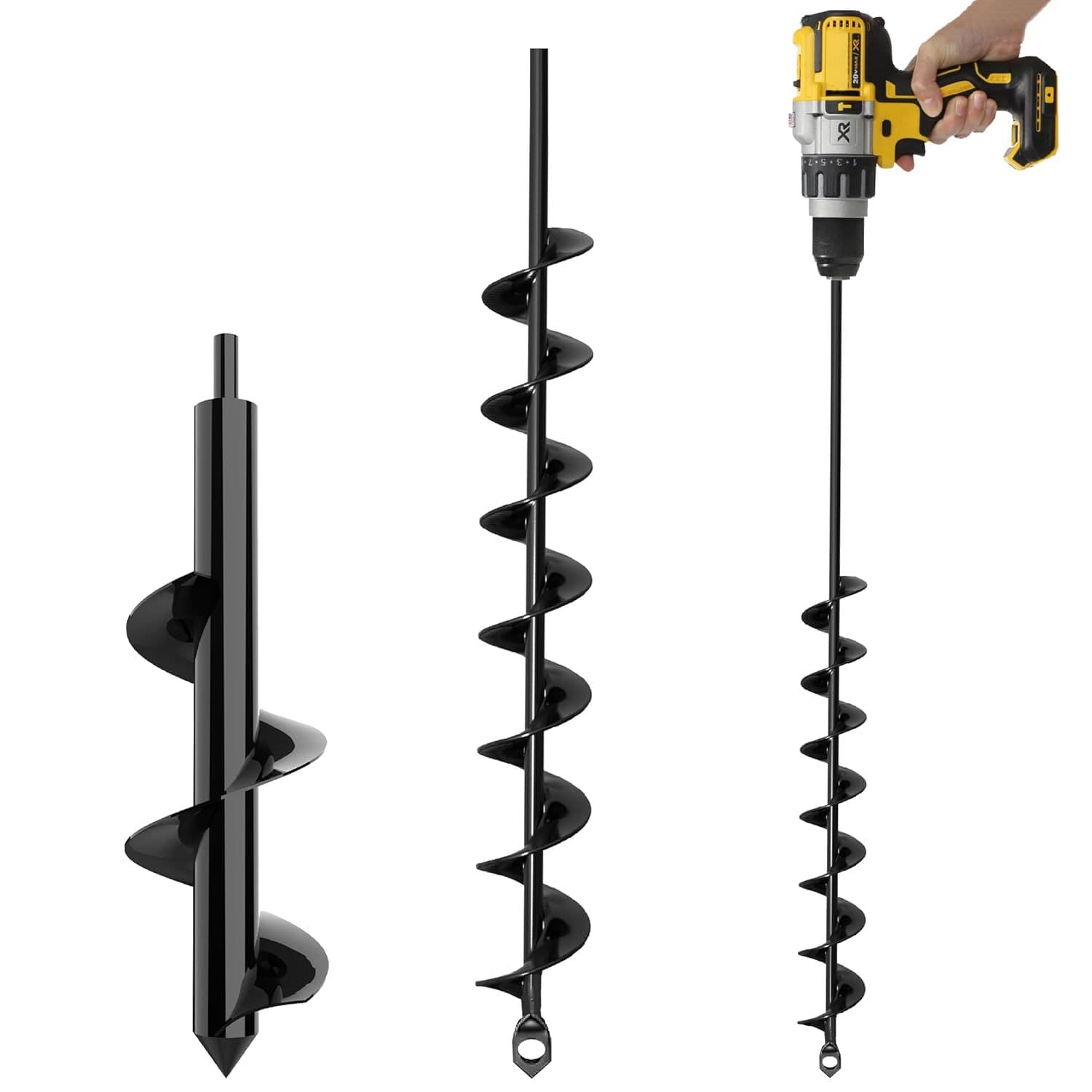 Factory Direct Ground Drill Auger Bit for Garden, Flower Bed, Vegetable Plot Loosening, Manual and Electric Type